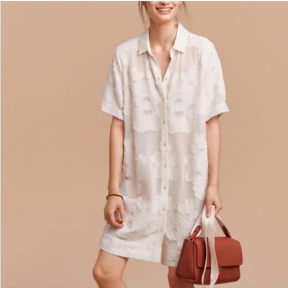 Wilfred Dresses & Skirts - Wilfred Cream Shirt Dress